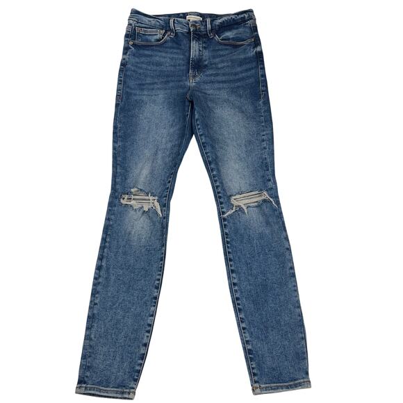 Good American Denim - Good American Good Legs Always Fits Distressed Skinny Jeans Size 6-12 GLAF739T